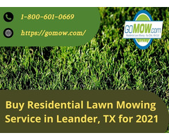 Buy Residential Lawn Mowing Service in Leander, TX for 2021 - Gomow | free-classifieds-usa.com - 1
