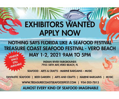 Call for Artists and Craftsmen Treasure Coast Seafood Festival – Vero Beach | free-classifieds-usa.com - 1
