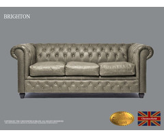Authentic Cheterfield Brand Sofas , 3 seats , Vintage, Real Leather  | free-classifieds-usa.com - 3