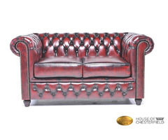 Authentic Cheterfield Brand Sofas , 2 seats , Wash off, Real Leather  | free-classifieds-usa.com - 1