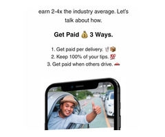 Now Hiring- Delivery Drivers and Earn more with our driver referral program  | free-classifieds-usa.com - 1