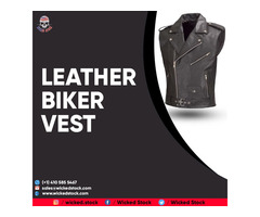 Leather Biker Vest | free-classifieds-usa.com - 1