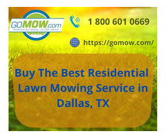 Buy The Best Residential Lawn Mowing Service in Dallas – Gomow | free-classifieds-usa.com - 1