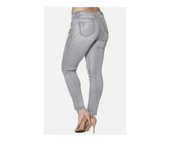 Buy women's plus size grey denim jeans - save a lot mart | free-classifieds-usa.com - 1