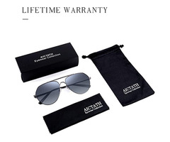 Double Top Bar Modern Pilot Style Polarized Sunglasses UV400 Protection for Men Women  | free-classifieds-usa.com - 4