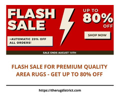 Flash Sale for Premium Quality Area Rugs - Get Up to 80% Off | free-classifieds-usa.com - 1