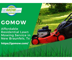 Affordable Residential Lawn Mowing Service in New Braunfels, Tx - Gomow | free-classifieds-usa.com - 1