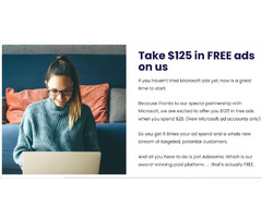 Join Adzooma for FREE and get $125 in Microsoft ads when you spend $25 | free-classifieds-usa.com - 2
