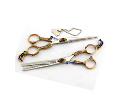 6.25 INCH Fancy jeweled hair stylist scissors set | free-classifieds-usa.com - 1