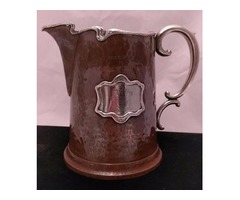 Maxwell & Berlet Beer Pitcher Silver and Copper | free-classifieds-usa.com - 1