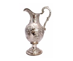 Repousse Presentation Coin Water Pitcher 1856 | free-classifieds-usa.com - 1