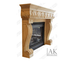 Modern Cast Stone Fireplace Surrounds | Cast Stone Mantels - Artisan Kraft | free-classifieds-usa.com - 1