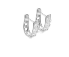 10K White Gold Diamond Earrings | free-classifieds-usa.com - 1