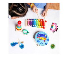 Childom Kids Musical Instruments Musical Instruments Wood Xylophone for Kids Children, Child Wooden  | free-classifieds-usa.com - 4