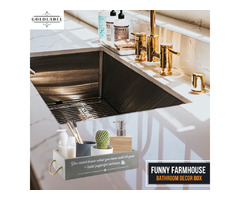 Gold Label Funny Farmhouse Bathroom Decor Box | Pine Wood Big Butt Basket Gray | free-classifieds-usa.com - 1