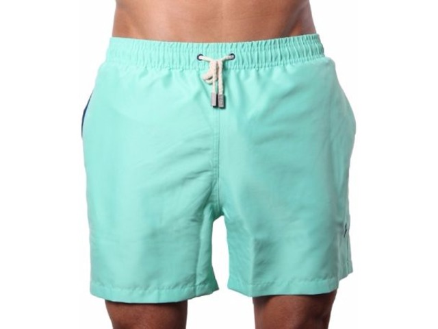 Durable Men's Fern Green Board Shorts,Quick Dry Beachwear Swim Shorts ...