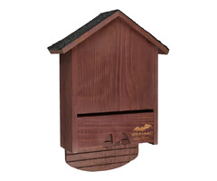 Gold Label Handcrafted Bat Houses for Outdoors Wooden Box Chamber Shelter Brown | free-classifieds-usa.com - 1