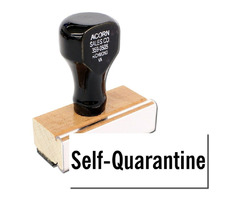 Buy Large Self-Quarantine Rubber Stamp | free-classifieds-usa.com - 1