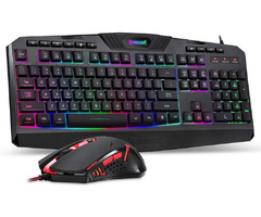 Redragon S101 Wired Gaming Keyboard and Mouse Combo RGB Backlit Gaming Keyboard | free-classifieds-usa.com - 1