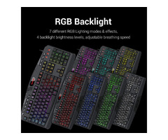 Redragon S101 Wired Gaming Keyboard and Mouse Combo RGB Backlit Gaming Keyboard | free-classifieds-usa.com - 4