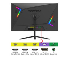 Sceptre 25" Gaming Monitor 1920 x 1080p up to 165Hz 1ms AMD FreeSync Premium HDMI | free-classifieds-usa.com - 4