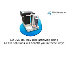 CD DVD Blu-Ray Disc archiving using All Pro Solutions will benefit you in these ways | free-classifieds-usa.com - 1
