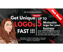 I will do 5 minimalist logo design for your business | free-classifieds-usa.com - 1