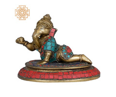 Butter Ganesha Brass Sculpture | free-classifieds-usa.com - 1