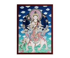 Samantabhadra Mantra Brocadeless Thangka Painting | free-classifieds-usa.com - 1
