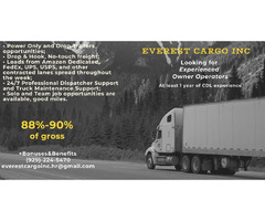 Everest Cargo INC Looking For Experienced Owner Operators and Company Driver CDL A | free-classifieds-usa.com - 1