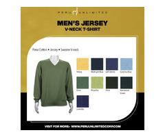 Buy Men's Jersey V-neck T-Shirt | free-classifieds-usa.com - 1