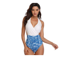 Bathing Suits Cutout Swimwear Monokini Back Ties in JoJo White | free-classifieds-usa.com - 1