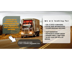 ️LIDER INC IS LOOKING FOR EXPERIENCED CDL A CLASS LOCAL AND INTERSTATE DRIVERS️ | free-classifieds-usa.com - 1