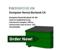 Dumpster Rental Burbank CA | Waste Management | Pirate Dumpsters | free-classifieds-usa.com - 1
