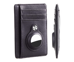 Save 40% on Slim Minimalist Front Pocket AirTag Wallet By using Promo Code | free-classifieds-usa.com - 1