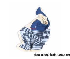Organic Whale Lovey or Baby Toy Security Blanket | free-classifieds-usa.com - 1