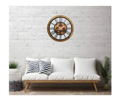 Brown and Black Gear Wood Wall Clock | free-classifieds-usa.com - 4