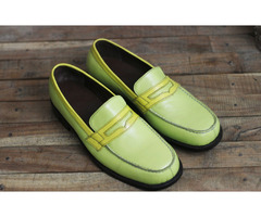 Handmade Multicolored premium Loafer Slip on Leather Shoes for Men | free-classifieds-usa.com - 1