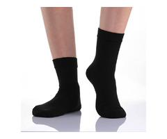 5 PAIRS of Marcello Buccini Ankle & Crew Diabetic Bamboo Thin Socks for Men | free-classifieds-usa.com - 4
