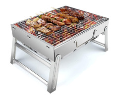 Charcoal Grill Folding BBQ Grill Portable Barbecue Desk Tabletop for Outdoor BBQ | free-classifieds-usa.com - 1
