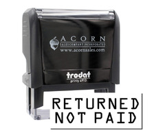 Large Self-Inking Returned Not Paid Stamp | free-classifieds-usa.com - 1