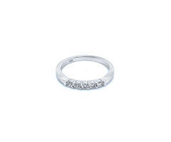 Buy Diamond Ladies Band Ring in 14K White Gold | free-classifieds-usa.com - 1