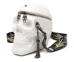 For sale 3D Funny Skeleton Head Shoulder Crossbones Messenger Skull Punk Bag | free-classifieds-usa.com - 1