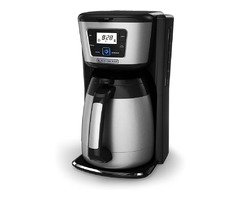 black+decker 12-cup thermal coffeemaker, black/silver | free-classifieds-usa.com - 3