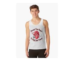 "Protect Your Heart...It's Not Just Yours" Tank Top | free-classifieds-usa.com - 1