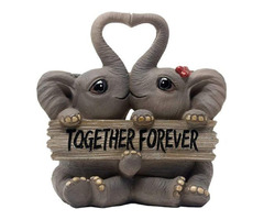 Loving Elephant Couple Figurine | free-classifieds-usa.com - 1