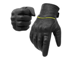 Motorcycle Gloves Men, Full Finger Riding Leather Gloves | free-classifieds-usa.com - 1