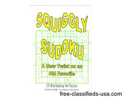 Squiggly Sudoku Book 2016 by Anthony Zouvelos | free-classifieds-usa.com - 1