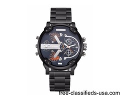 CAGARNY 6820 Fashion Large Dial Dual Time Wrist Watch - 4 models | free-classifieds-usa.com - 1