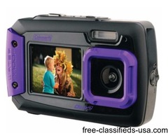20.0 Megapixel Coleman Duo 2 Dual screen New Waterproof Camera | free-classifieds-usa.com - 1